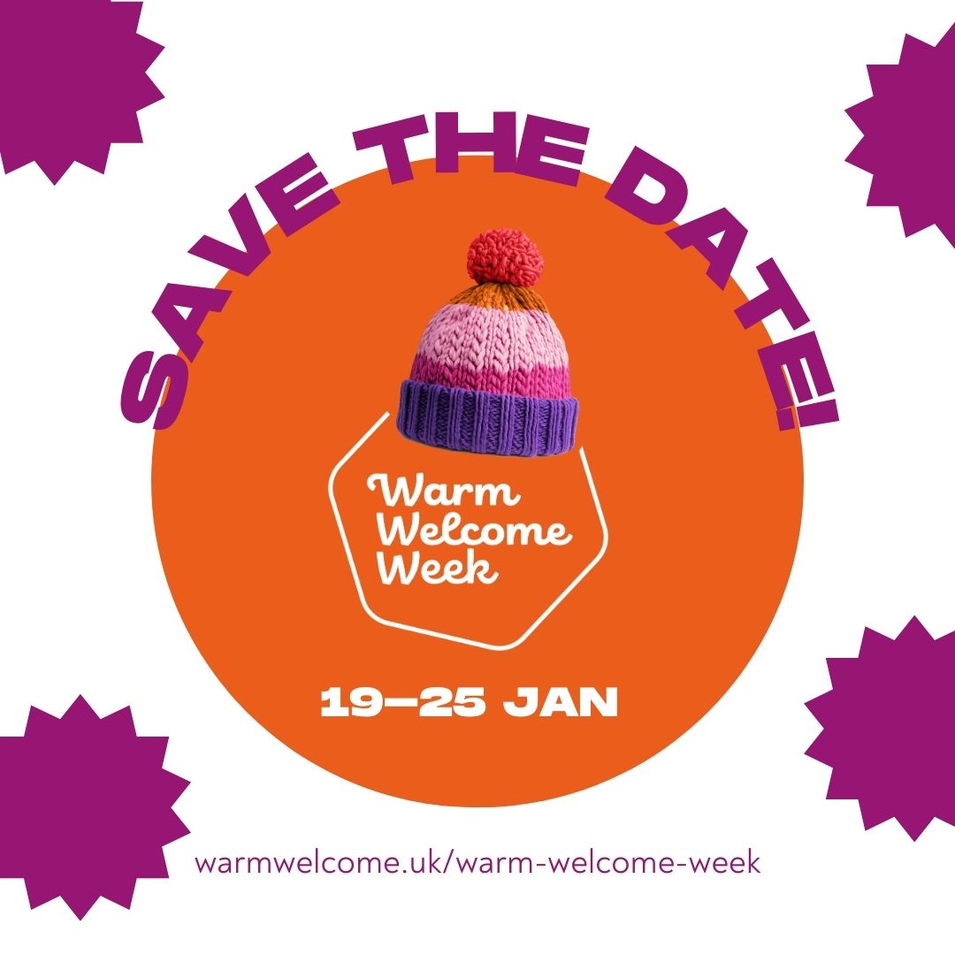 Warm Welcome Week is when we chase away the winter blues with a surge of colour - colourful cakes or soups, knitting and crocheting, or wearing colourful jumpers. 

We’d love your photos, quotes and stories. Email us at info@warmwelcome.uk.
