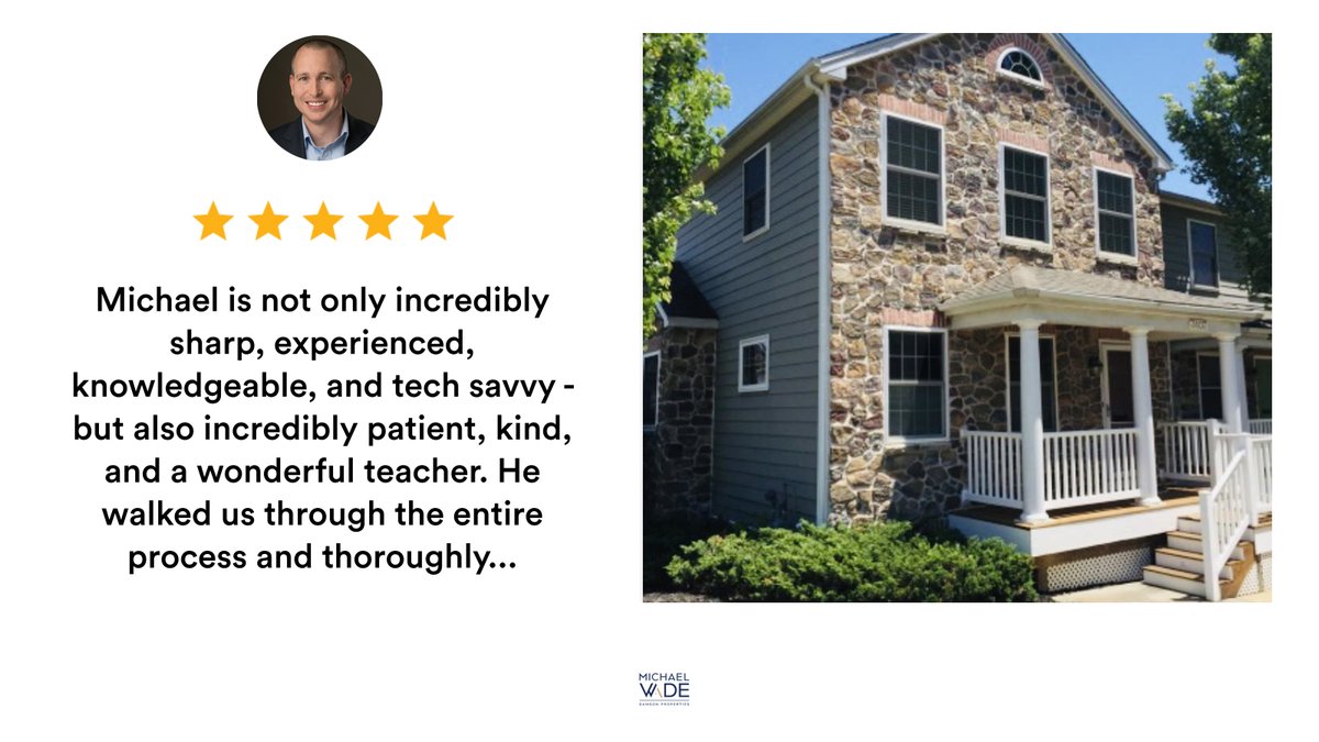 MichaelWadeDMV's tweet image. My latest RateMyAgent review in Baltimore.
rma.reviews/pzff7wyrv508
...
#ratemyagent #realestate #MichaelWadeHomes #Cummings_andAmazing teacher and guide for first time home buyers★★★★★5🛌 4 🛀 4 🚘 24 bed | 4 bath | 2 car_Co
