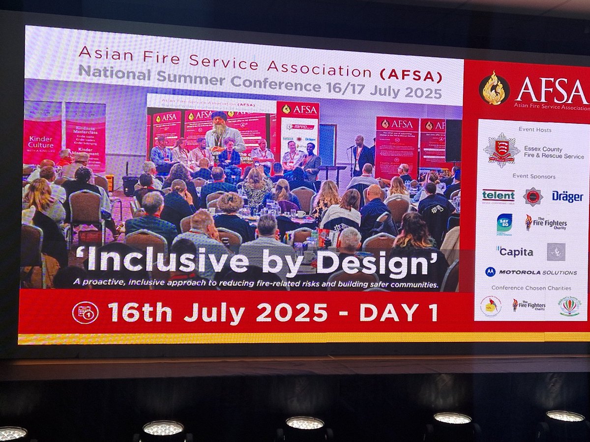 As a proud Executive Committee member of AFSA, it is always a pleasure to attend the conferences.

Another packed agenda with thought provoking topics for discussion.

Plus the added benefit of catching up with people and the opportunity to meet new people too.

#AFSA
#FireFamily