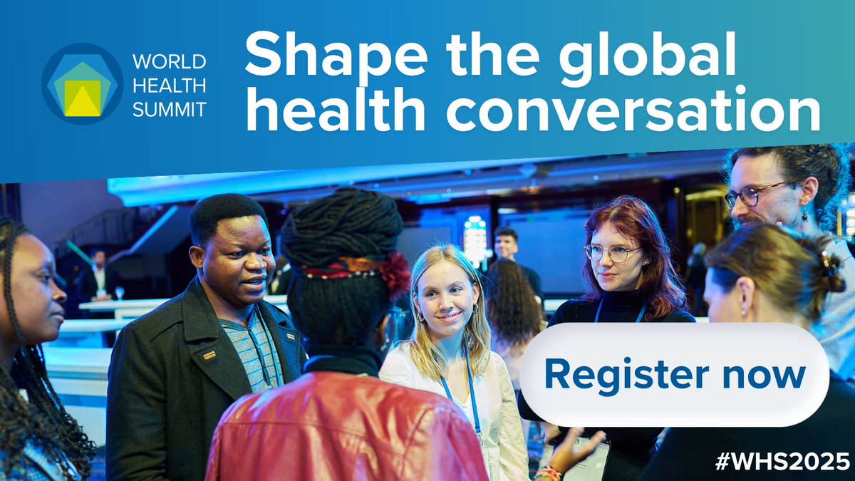 WorldHealthSmt's tweet image. 🌍 Shape the global health conversation at #WHS2025
Be part of the world’s leading forum for the future of #globalhealth. From transforming health systems and tackling #NCDs to advancing AI, climate resilience, and peace through #health
👉 #WHS2025 brings together leaders,…