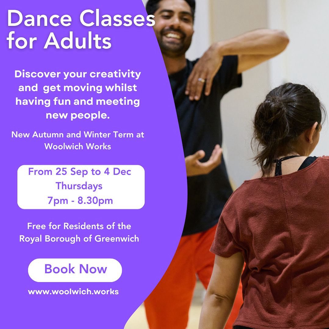 Luca Silvestrini's Protein (@proteindance) on Twitter photo 📣 Our popular, weekly dance class for adults <a href="/woolwich_works/">Woolwich Works</a> returns from September!
🗓️ Thursdays
⏰ 7-8.30pm
💃🏾 From 25 Sept to 4 Dec 2025
This class is free for those living, working and studying <a href="/Royal_Greenwich/">Royal Borough of Greenwich</a>
🔗 Book now, link in bio
📸 <a href="/warrenkingphoto/">Warren King</a>
Feedback 📣 Our popular, weekly dance class for adults <a href="/woolwich_works/">Woolwich Works</a> returns from September!
🗓️ Thursdays
⏰ 7-8.30pm
💃🏾 From 25 Sept to 4 Dec 2025
This class is free for those living, working and studying <a href="/Royal_Greenwich/">Royal Borough of Greenwich</a>
🔗 Book now, link in bio
📸 <a href="/warrenkingphoto/">Warren King</a>
Feedback