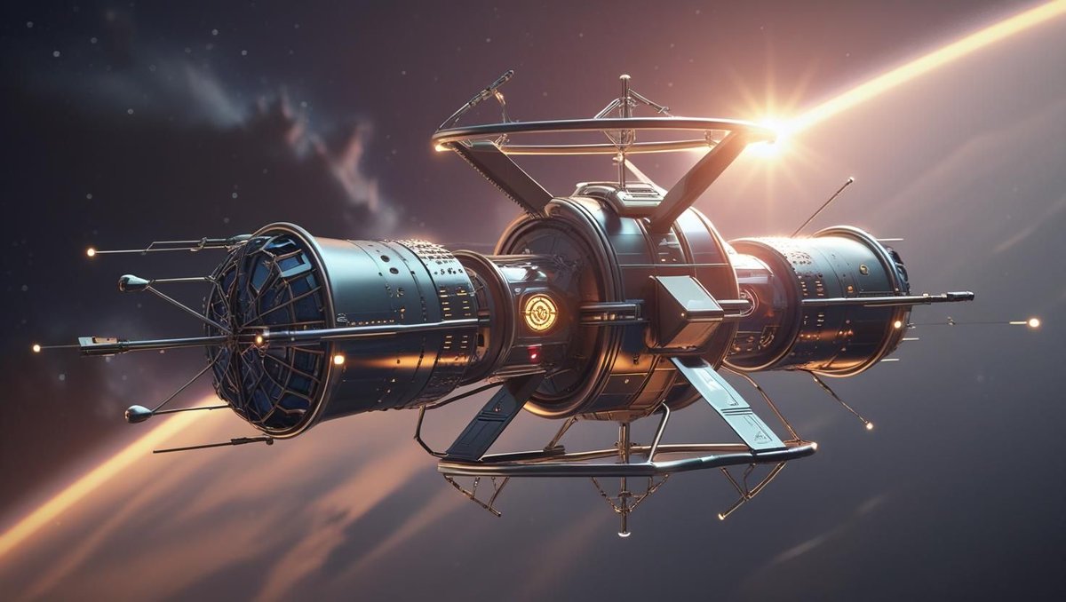 JLMaynor_Author's tweet image. What tech shapes your world? I'll start with one so essential, it’s often taken for granted. Not human-made, the Hypernet enables instant travel and communication via galaxy-spanning hyperbuoys, ensuring real-time navigation and connectivity. #Hypernet #TechRevolution