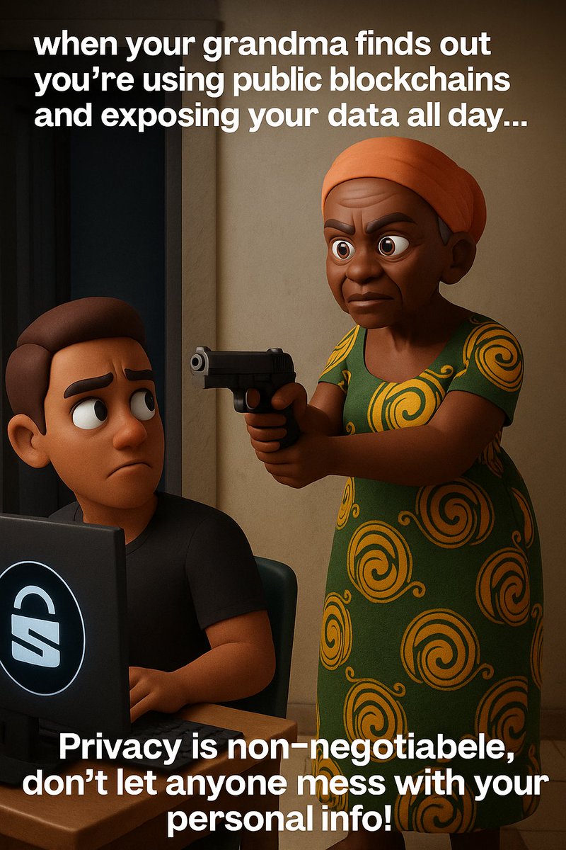Shamex (@shamex_ent) on Twitter photo Grandma doesn’t play when it comes to privacy! 😂
Don’t get caught slipping on public chains, switch to <a href="/SecretNetwork/">Secret Network</a>, where your data stays your business. Grandma doesn’t play when it comes to privacy! 😂
Don’t get caught slipping on public chains, switch to <a href="/SecretNetwork/">Secret Network</a>, where your data stays your business.