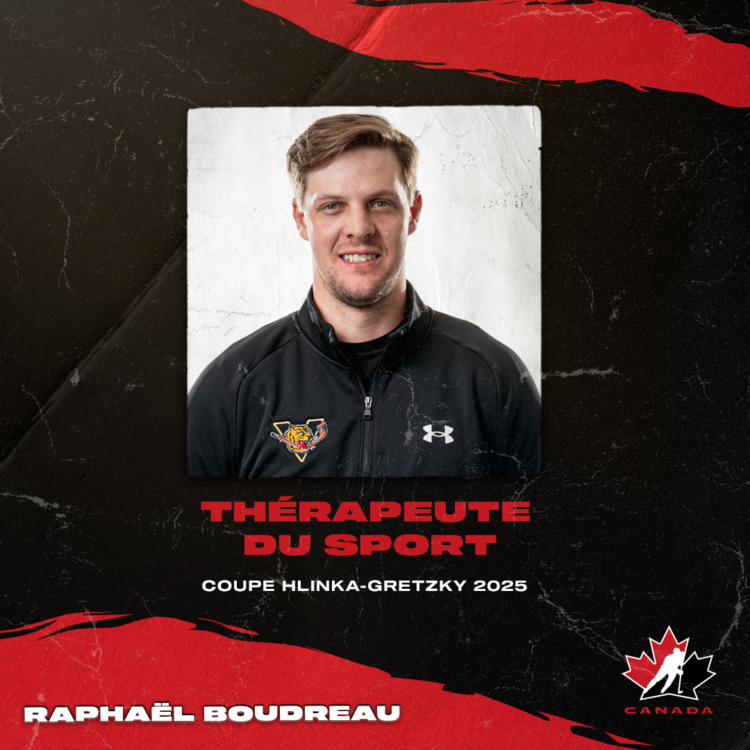 TigresVicto's tweet image. Notre thérapeute du sport Raphaël Boudreau a été nommé parmi le personnel d'Équipe Canada en vue de la Coupe Hlinka-Gretzky 2025 ! 🇨🇦
Bravo Raph ! 👏
#GoTigresGo