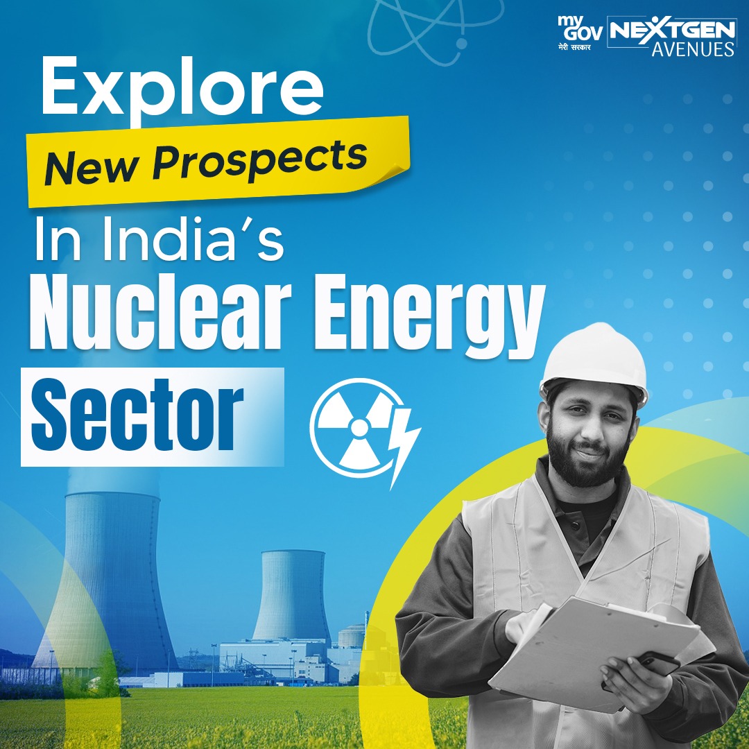 India is powering up the future in the nuclear way

Unlock new possibilities in one of the fastest-growing energy sectors.

Read here: linkedin.com/pulse/explore-…

#MyGovNextGenAvenues
#NewIndia
#ViksitBharat
#NuclearEnergy
#CleanEnergy