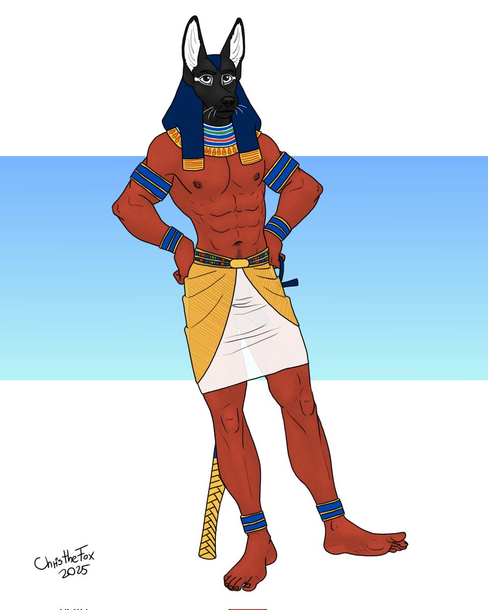 Bartek__22's tweet image. Egyptian Gods - Anubis 

#ancientegypt #furry #furryart #art #digitalart