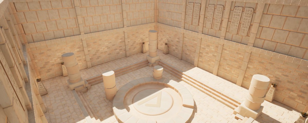 Aquí tenemos para empezar el spawn que le falta meter mas ruina + el fueguito