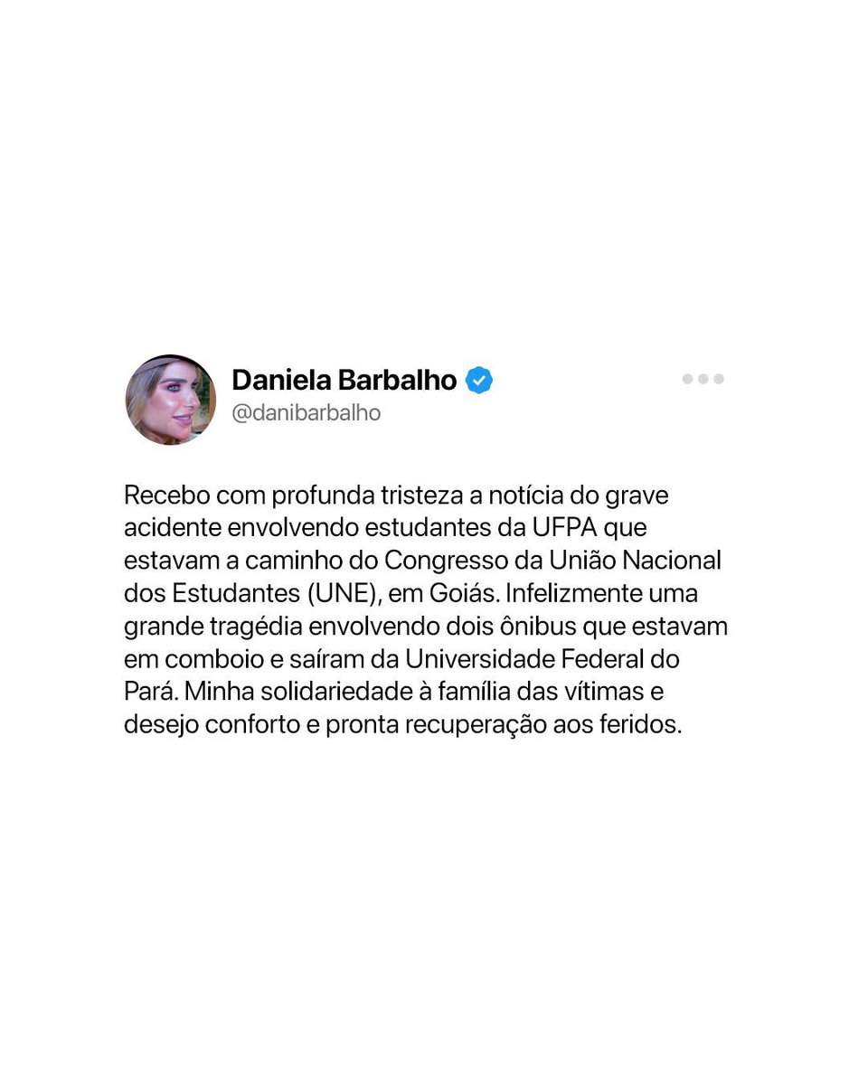 Daniela Barbalho tweet media
