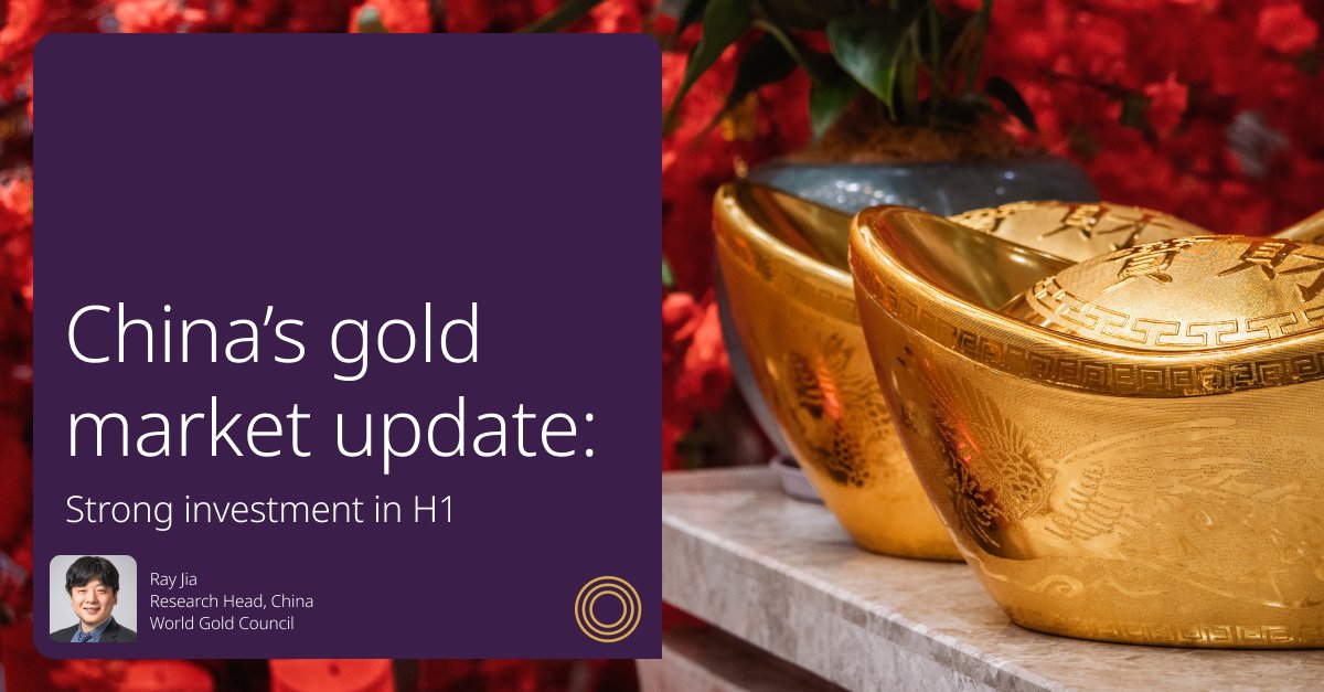 GOLDCOUNCIL's tweet image. "June concluded the largest semi-annual inflow ever in Chinese gold ETFs." Read the latest on China's #gold market from our lead researcher, Ray Jia, here: spr.ly/601847qCg