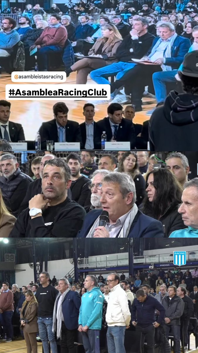 Excelente jornada  de #AsambleaRacingClub