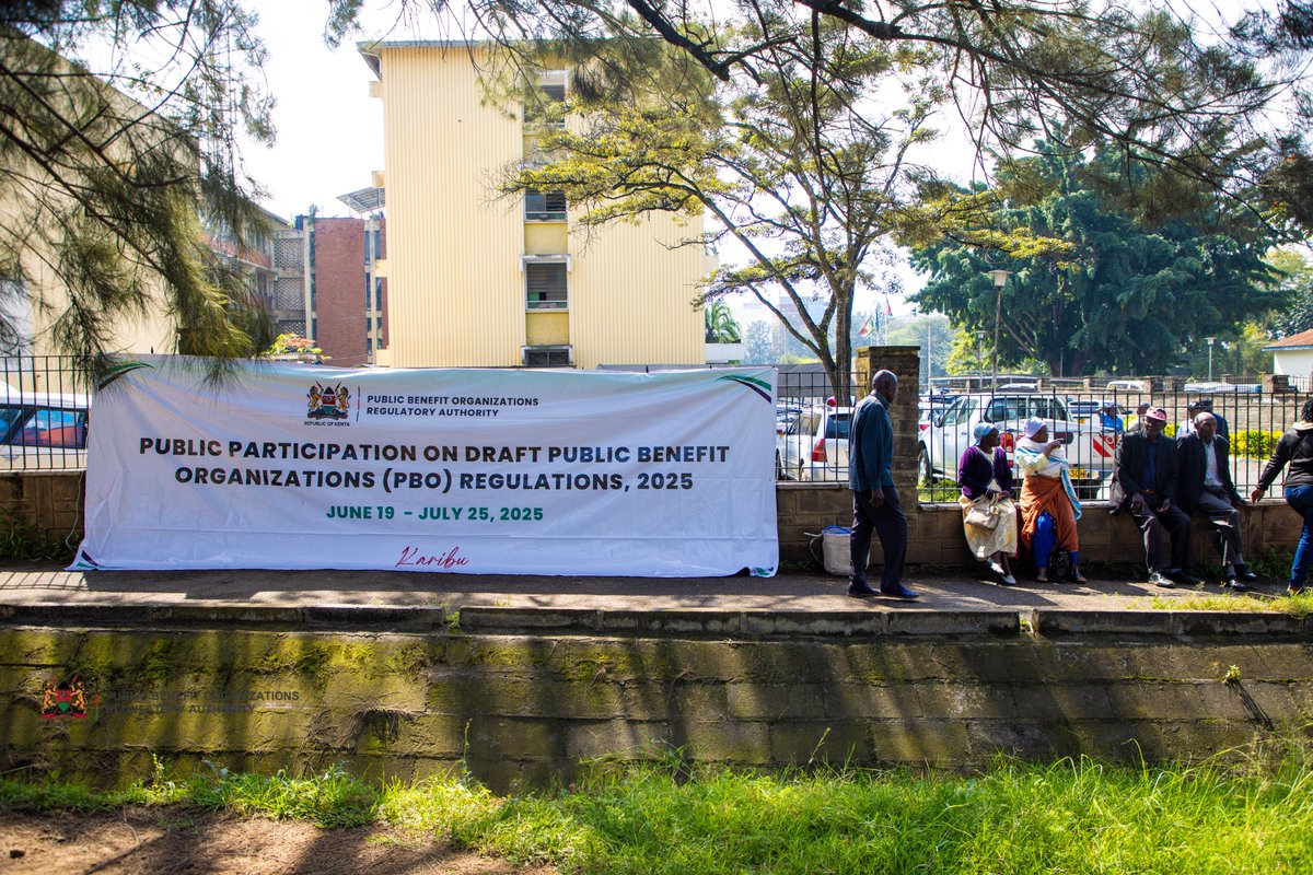 We’re covering the Public Participation forums on the draft PBO Regulations. 📝

As we near the final phase, we urge PBOs &amp; Kenyans to submit their comments.

📍Next forum: 18th July, Ufungamano House, Nairobi.

🎥 Watch live: youtube.com/@INFORMACTIONTV
 #PBORegulations2025