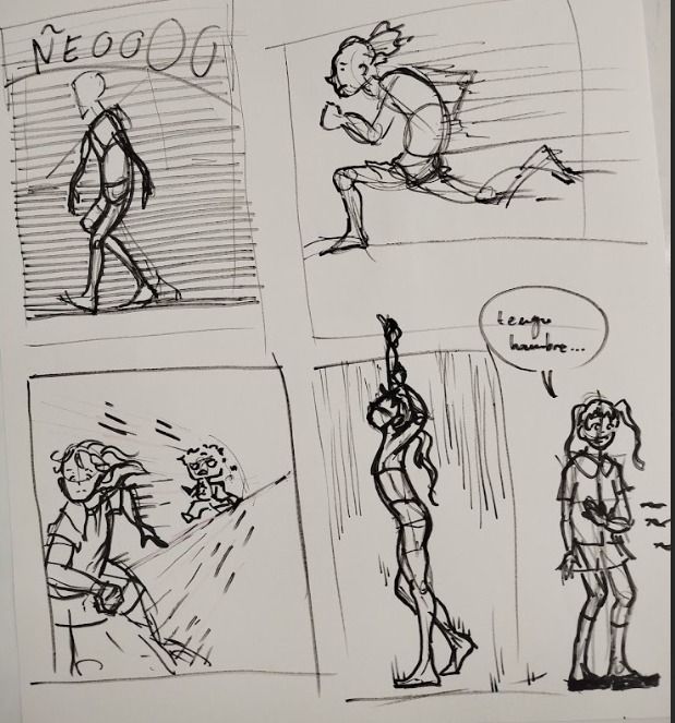 Al taller de còmic "Moviment" que vam fer a la Biblioteca de Ripollet, un grup de joves van descobrir els secrets per fer viure els seus personatges: Van practicar línies d'acció per donar dinamisme, van aprendre a dibuixar postures en moviment i a crear escenes plenes d'energia!