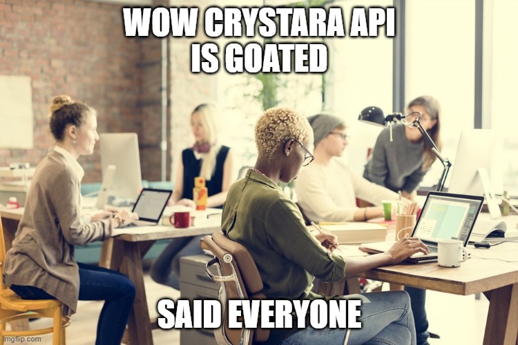 CrystaraMarkets's tweet image. Developer activity is always an early indication of a chain doing well.
On our end, over 15 projects have requested and integrated our APIs into their services to empower NFT data displays!
Thats 15 @SUPRA_Labs projects empowered with the best API out there rn.