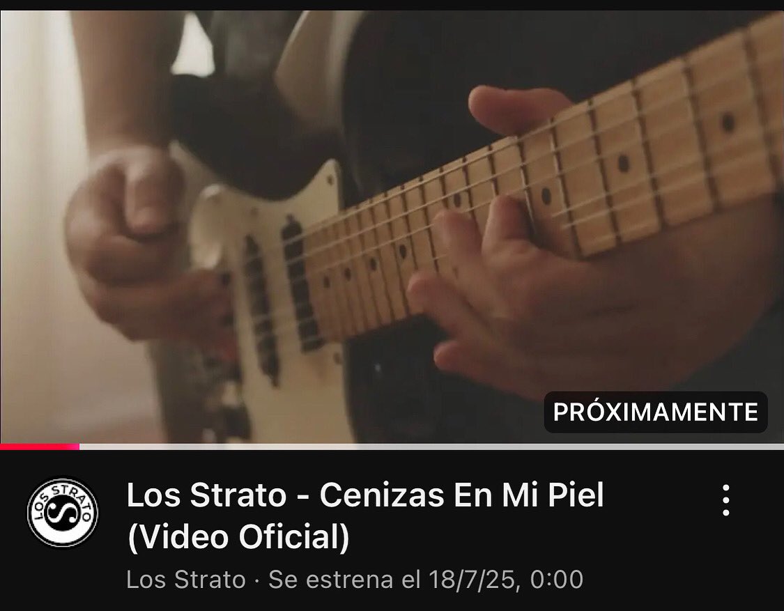 [MENSAJE PARA LOS ALIADOS]

¡La cuenta regresiva ha comenzado para el lanzamiento de "Cenizas En Mi Piel", nuestro próximo single y videoclip. Prepárense para una nueva descarga de Rock And Roll con Los Strato. 
Anota la fecha: 18 de julio de 2025

#LosStrato #CenizasEnMiPiel
