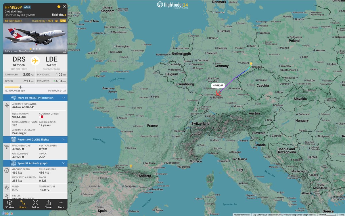 Flightradar24 tweet media