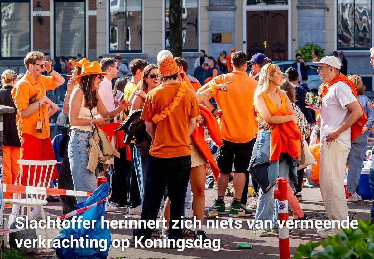 De vrouw die aangifte deed van een #verkrachting op #Koningsdag in #Amsterdam kan zich daar nog altijd niets van herinneren. Dat zei de officier van justitie woensdag in de rechtbank in Amsterdam. De verdachte is niet aanwezig bij de inleidende zitting.

nu.nl/binnenland/636…