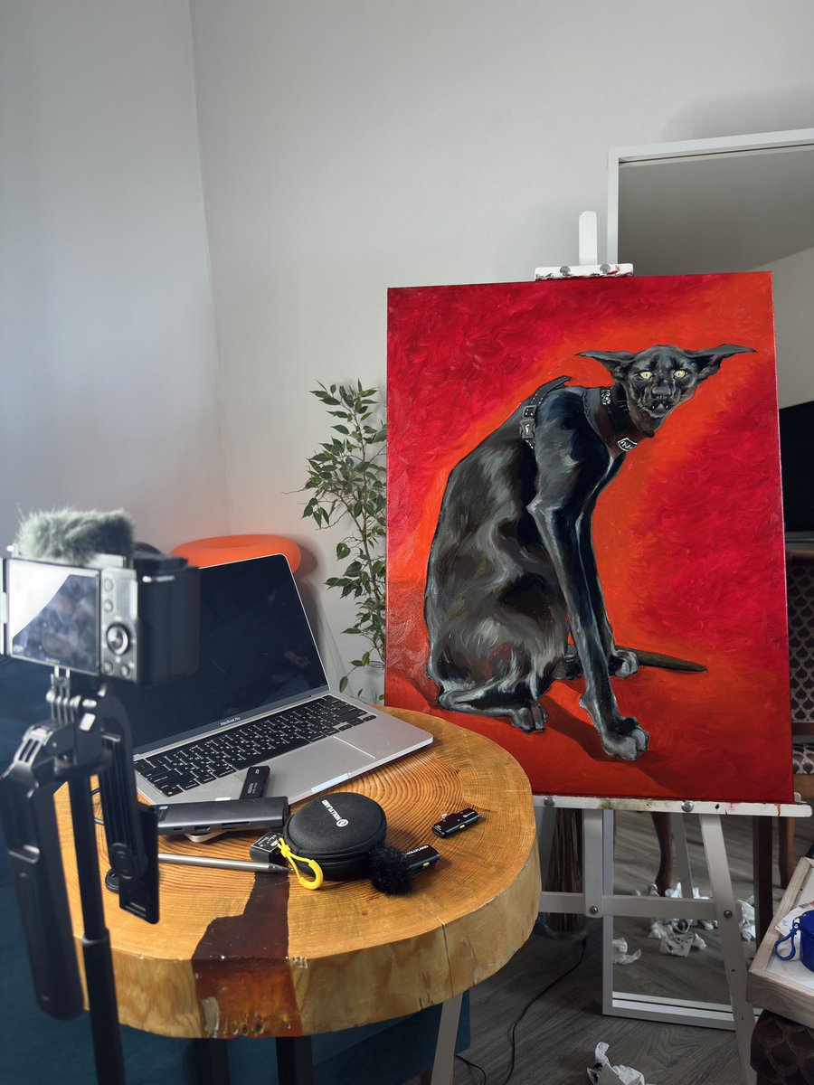 have a nice day❤️ the oil painting lesson is still in progress, I'll definitely let you know when it's ready🖼️