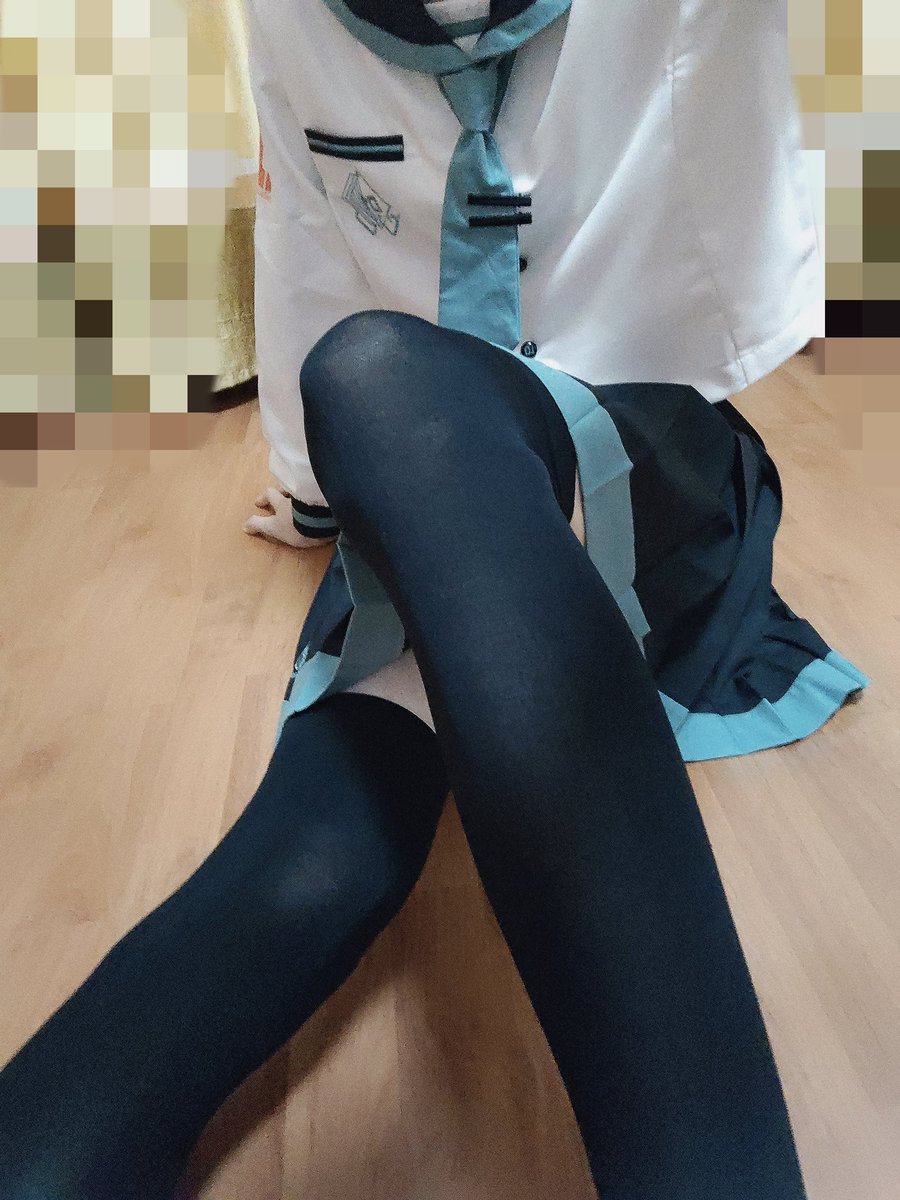 大长腿这一块（）
＃伪娘 ＃jk ＃黑丝