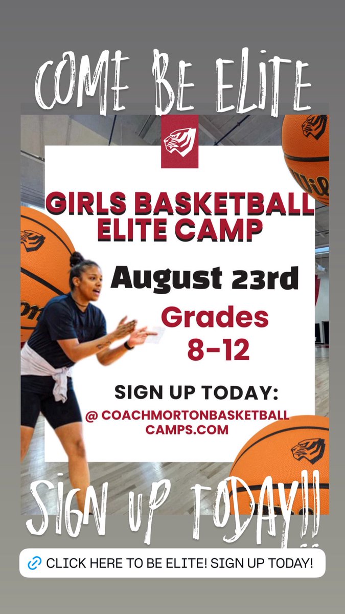 CoachTiffMorton's tweet photo. You can STILL SIGN UP for ELITE CAMP!!

Come be #ELITE &amp; workout with your @UWA_WBB team!! 

It’s a GREAT time to be a #Tiger

#camp #WeAreWest #IYKYK https://t.co/R1wuUMmoyE