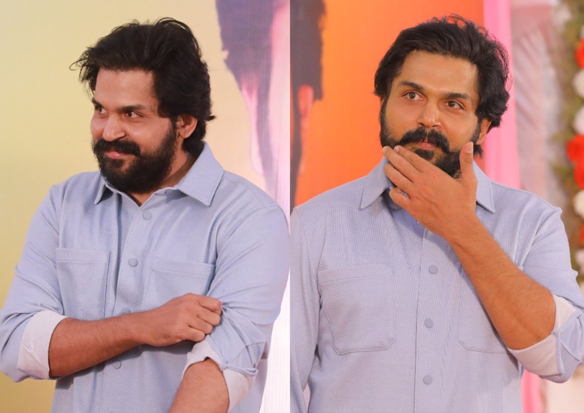 Karthi_AIFC's tweet image. Exclusive Stills of our #MrVersatileKarthi @Karthi_offl Annan 😎
#Marshal #Sardar2 #Karthi