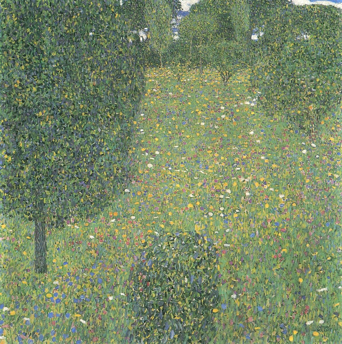 artistgklimt's tweet image. Landscape Garden (Meadow in Flower), 1906 #artbots #klimt
