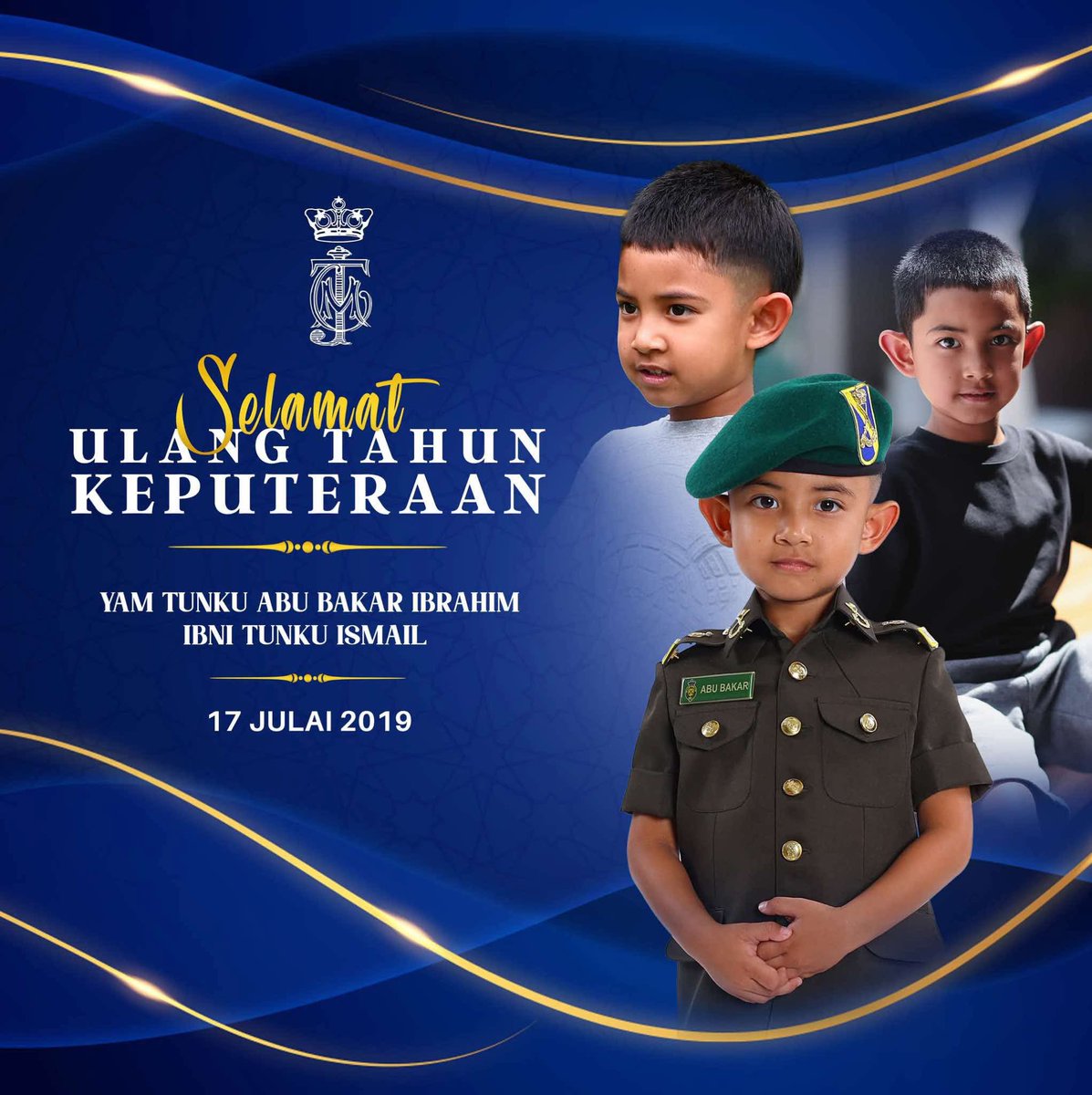 HRHJohorII's tweet image. Selamat Ulang Tahun Keputeraan kepada YAM Tunku Abu Bakar Ibrahim Ibni Tunku Ismail
