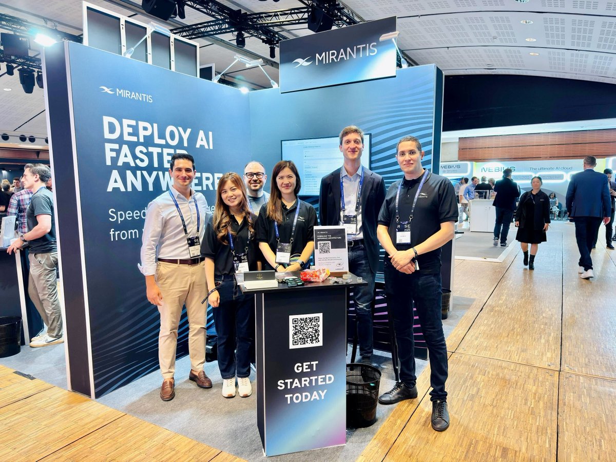MirantisIT's tweet image. Still thinking about last week’s RAISE Summit in Paris? 🇫🇷
What an incredible few days connecting with trailblazers and visionaries shaping the future of AI.
A huge thank you to everyone who stopped by the Mirantis booth or joined Shaun O’Meara’s keynote and panel discussion.…