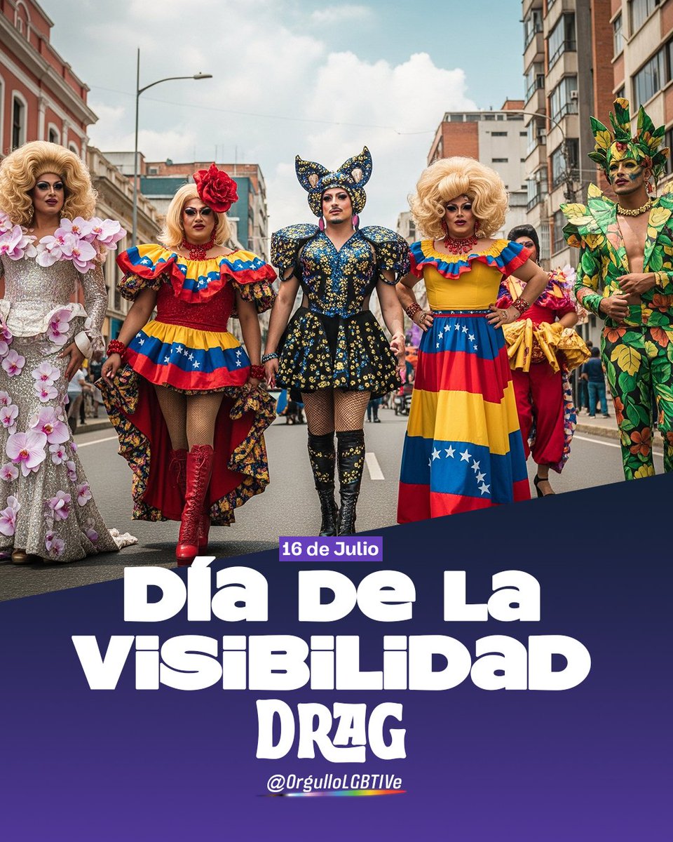 OrgulloLGBTIVE's tweet image. Hoy 16 de Julio Día de la Visibilidad Drag instagram.com/p/DMK1IZlop-C/…
