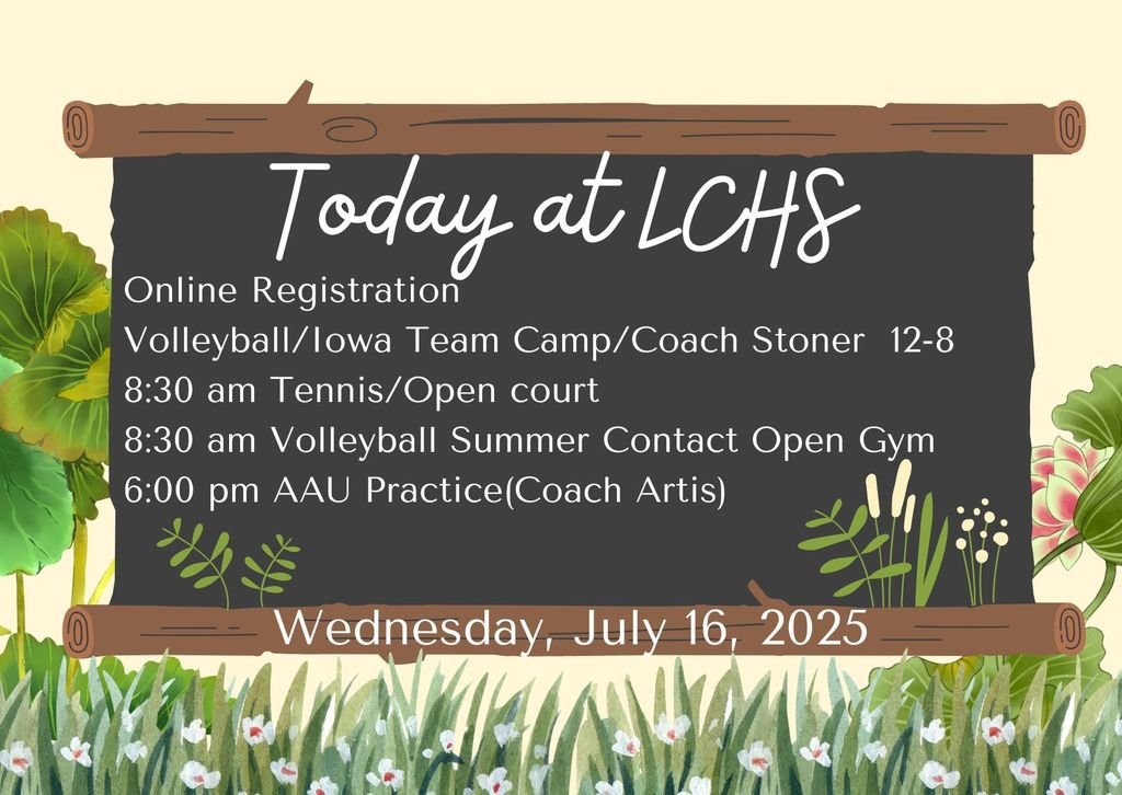 Remember to register your Freshman, Sophomore, Junior and Senior students! All new AND returning students must register!