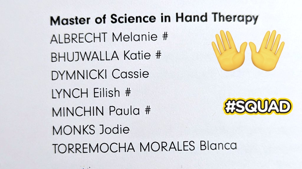 Ian__Shelton's tweet image. Massive congratulations to our 2025 graduates from the MSc in Hand Therapy @PaulaMinchin @OThandtherapist #classof2025 #derbygrad #derbyuni