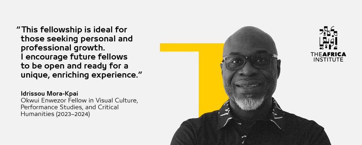 The Africa Institute (@theafricainst) on Twitter photo #Fellowships - Meet research alum Idrissou Mora-Kpai (<a href="/Idrimora/">Idrissou MORA KPAI</a>), award-winning filmmaker and 2023–24 Okwui Enwezor Fellow at <a href="/theafricainst/">The Africa Institute</a>, Sharjah.
Learn about his work and watch him share reflections on his fellowship experience. theafricainstitute.org/institute-team…
Explore fully funded #Fellowships - Meet research alum Idrissou Mora-Kpai (<a href="/Idrimora/">Idrissou MORA KPAI</a>), award-winning filmmaker and 2023–24 Okwui Enwezor Fellow at <a href="/theafricainst/">The Africa Institute</a>, Sharjah.
Learn about his work and watch him share reflections on his fellowship experience. theafricainstitute.org/institute-team…
Explore fully funded