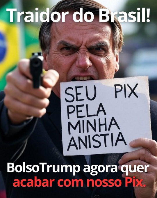 Consigo 500 comentários ?

BOLSOTRUMP CONTRA O PIX 🇧🇷