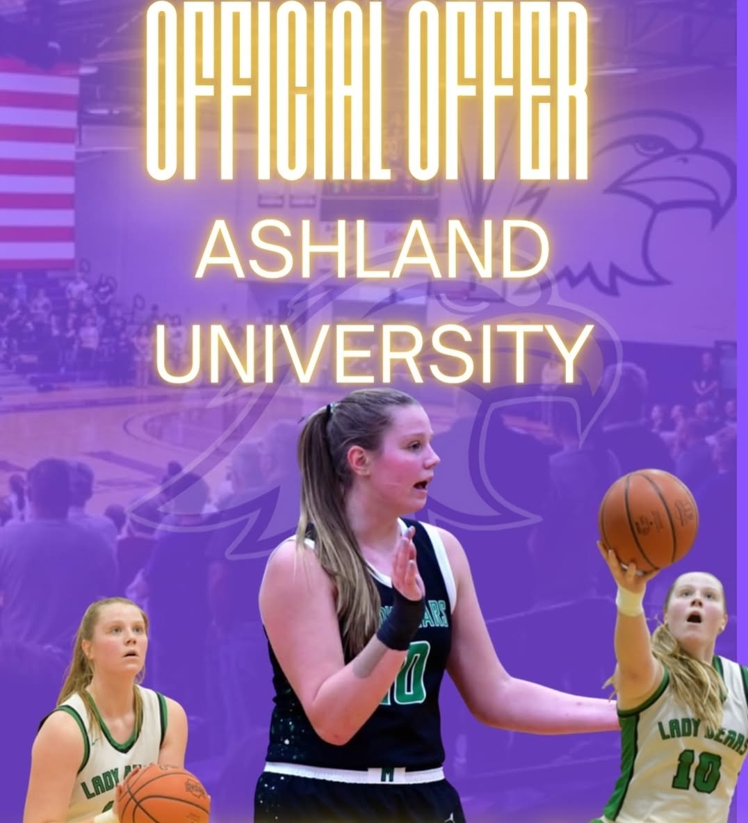 With a very successful weekend at Run for the Roses I am excited to receiving an offer to play at the University of Ashland. I wanna thank God and <a href="/KPickens323/">Kari Pickens</a> 
<a href="/coachkotas/">jenna kotas</a> for this amazing opportunity!!!! <a href="/AshlandWBB/">Ashland Women’s Basketball</a>