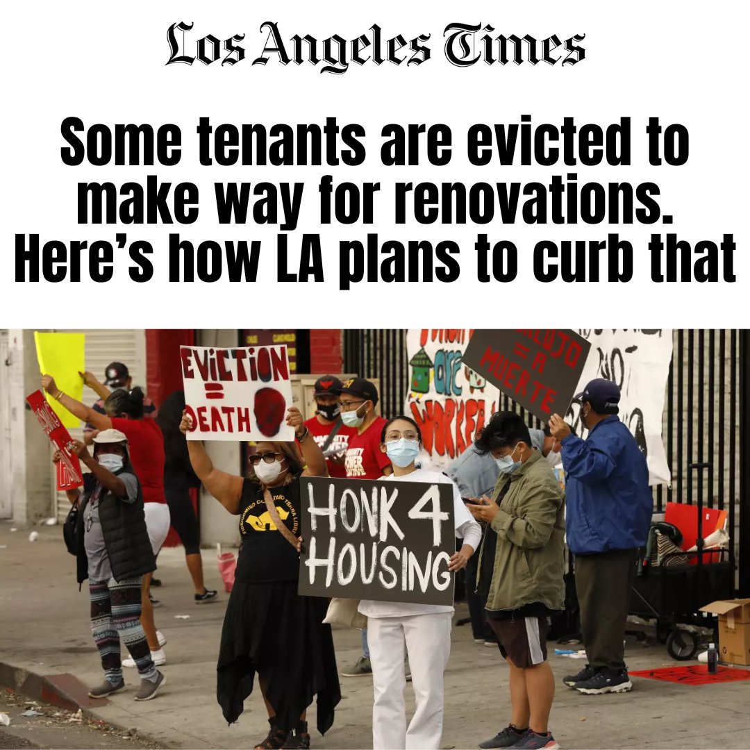 TenantsTogether's tweet image. LA just took a major step to stop “renovictions”—landlords can no longer evict tenants just to do unnecessary remodels unless ordered by a government agency. A huge win for keeping renters housed!
latimes.com/california/sto…
