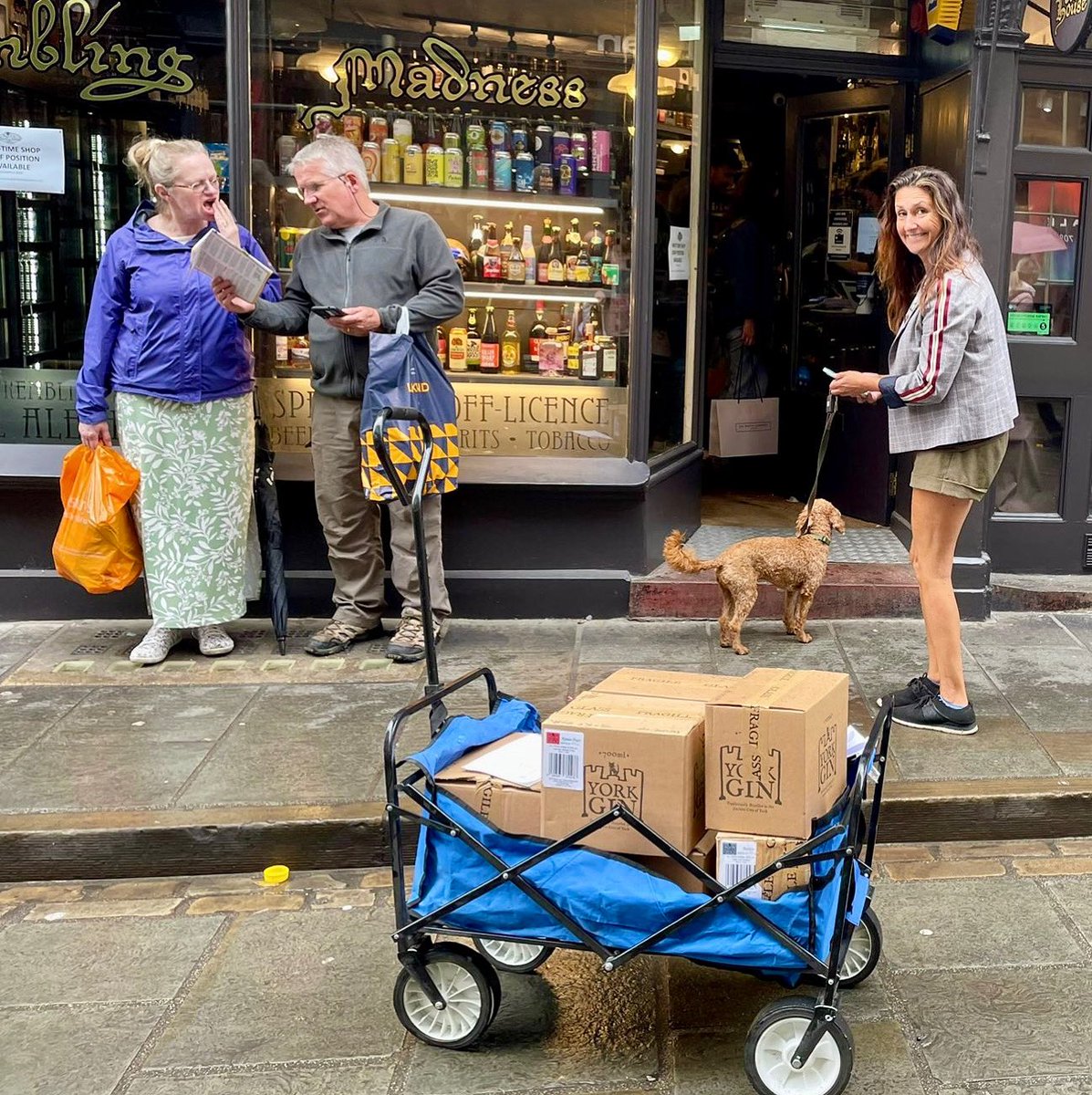 York Gin (@yorkgin) on Twitter photo When you work for a small, craft distillery, you have to muck in wherever you’re needed.
Here’s our dog Inigo helping with our deliveries to the House of Trembling Madness on York’s Stonegate.
He received bonus treats for going the extra mile. 🐶❤️
<a href="/VisitYork/">✨ Visit York ✨</a>
#york #dogs When you work for a small, craft distillery, you have to muck in wherever you’re needed.
Here’s our dog Inigo helping with our deliveries to the House of Trembling Madness on York’s Stonegate.
He received bonus treats for going the extra mile. 🐶❤️
<a href="/VisitYork/">✨ Visit York ✨</a>
#york #dogs