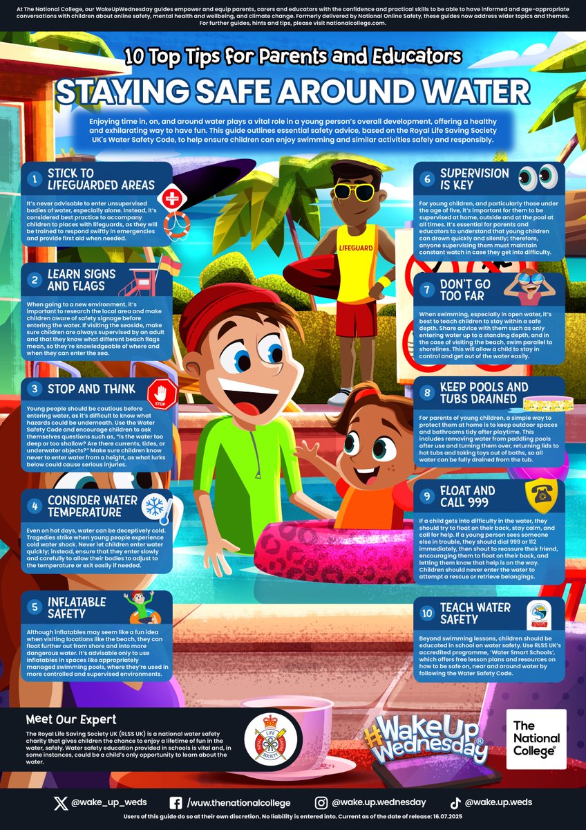 Parkside Chingford (@parkside21e4) on Twitter photo Don’t dive into danger! 🌊📷The <a href="/wake_up_weds/">Wake Up Wednesday</a> guide shares 10 key water safety tips to help keep children safe in, on and around water this summer 📷📷#WaterSafety #proudtoshine Don’t dive into danger! 🌊📷The <a href="/wake_up_weds/">Wake Up Wednesday</a> guide shares 10 key water safety tips to help keep children safe in, on and around water this summer 📷📷#WaterSafety #proudtoshine