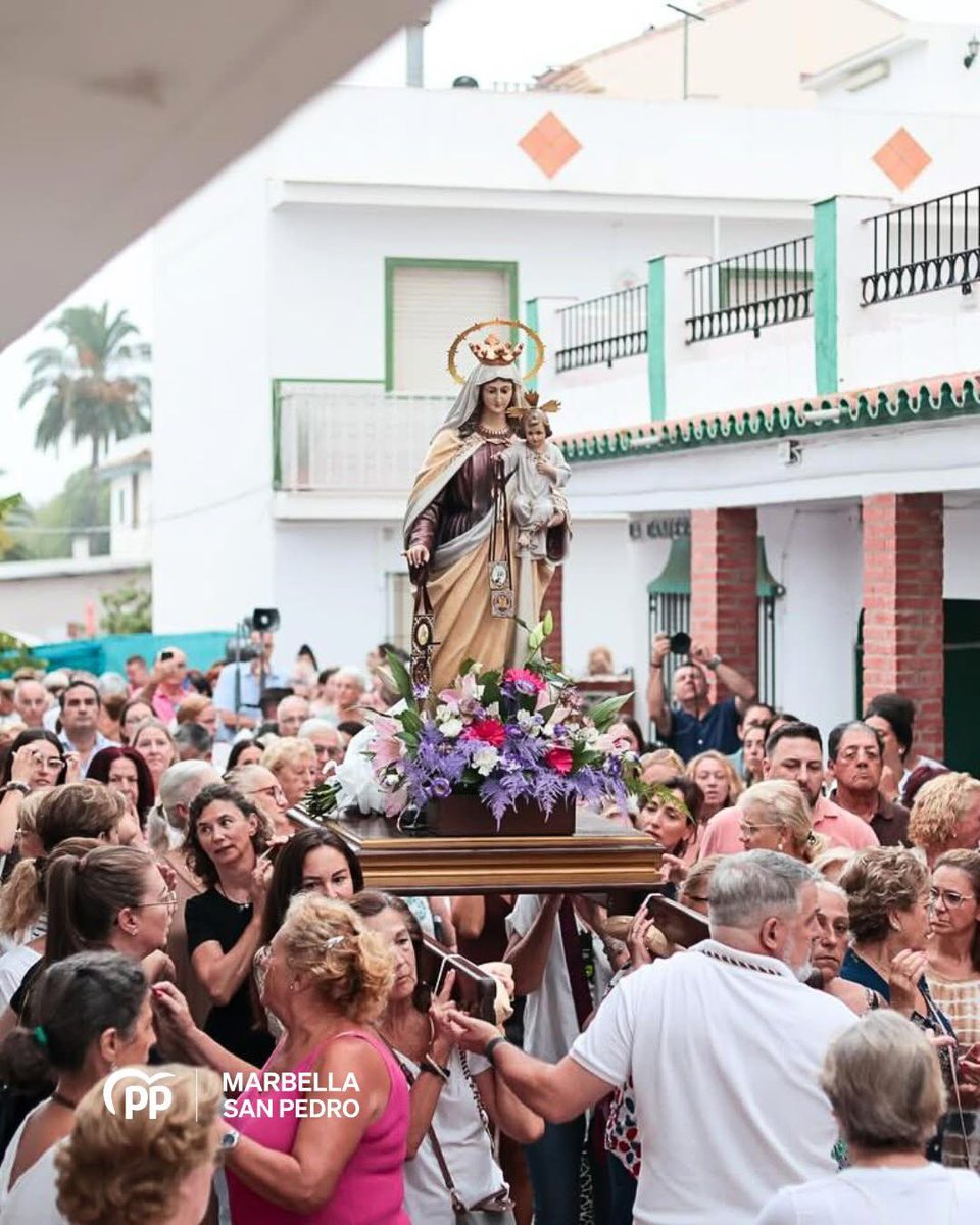 ¡Feliz día de la Virgen del Carmen, nuestra querida patrona de Marbella! 🌊⚓

Hoy celebramos con fervor y alegría la devoción a la Virgen en #Marbella y #SanPedroAlcántara.

Y, por supuesto, ¡muchísimas felicidades a todas las Carmen! 🎉

¡Viva la Virgen del Carmen!