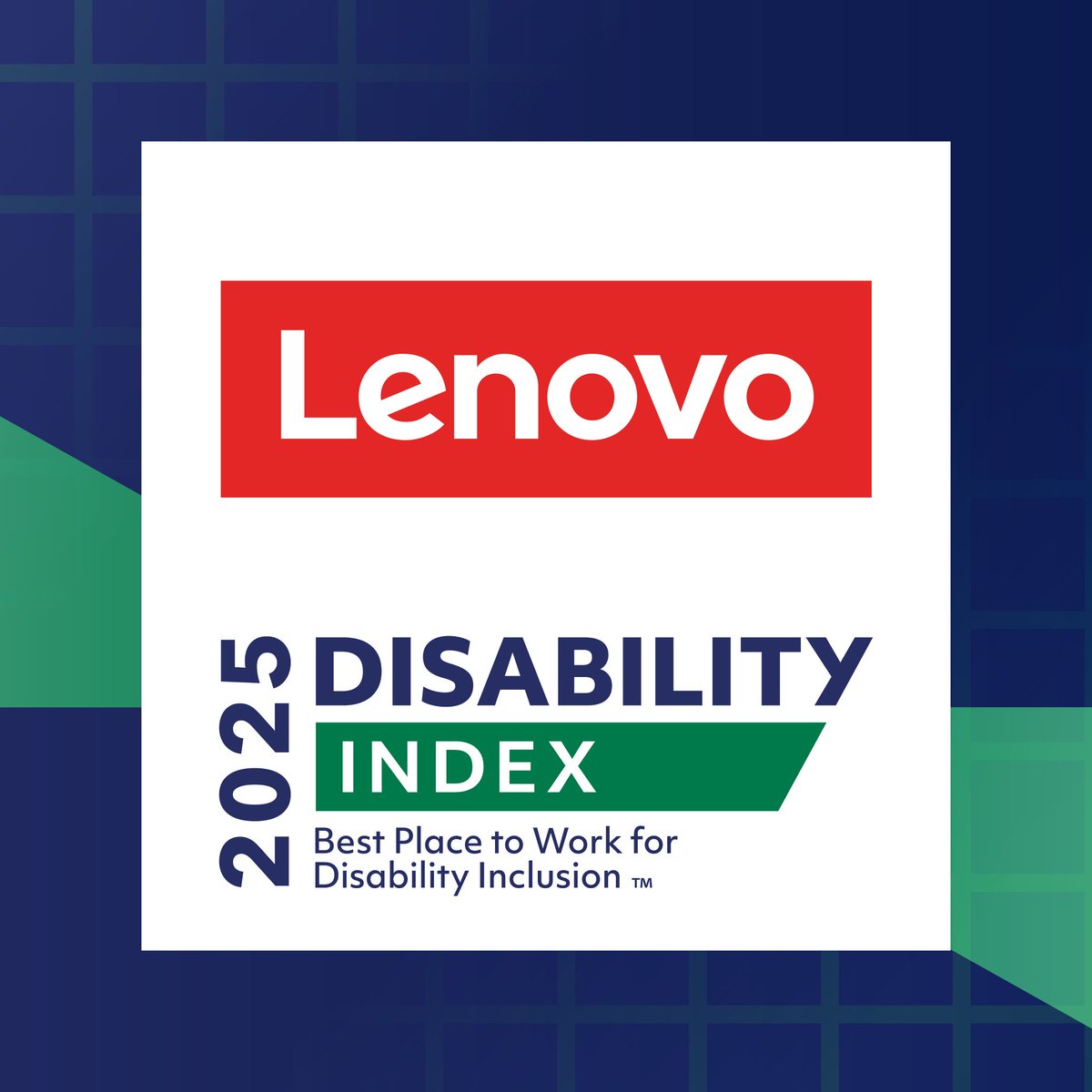 At <a href="/Lenovo/">Lenovo</a>, we know that disability inclusion and accessibility drive innovation. That's why we're proud to share that we've earned a top score on the 2025 Disability Index in the US, UK, and Brazil, demonstrating our commitment to this work.

Learn more: lnv.gy/44WiMyT.