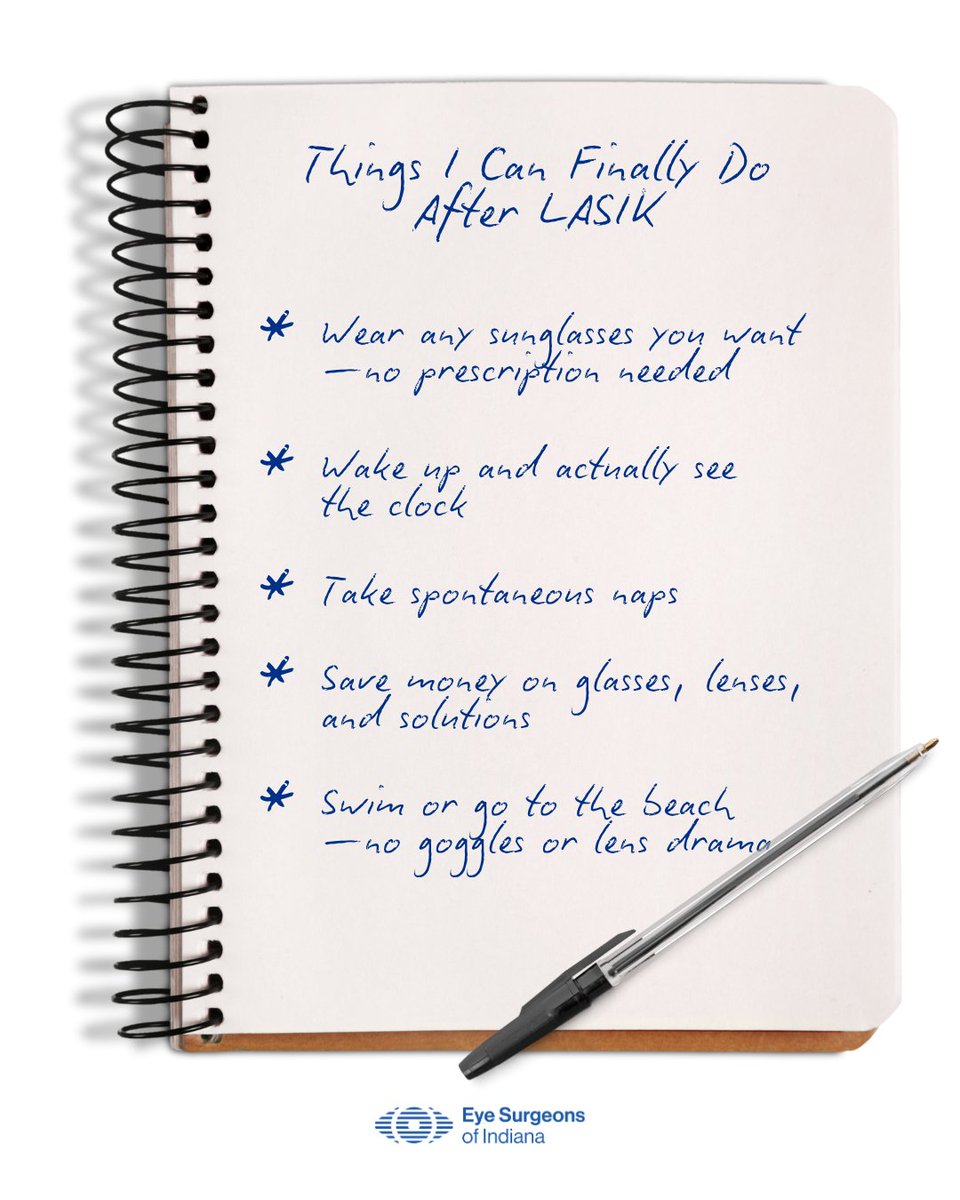The little things you didn't know you were missing, until now. Call us 317.841.2020 to book your FREE consultation! 

#eyesurgeonsofindiana #eyesurgeons #eyesurgeonsindiana #lasik