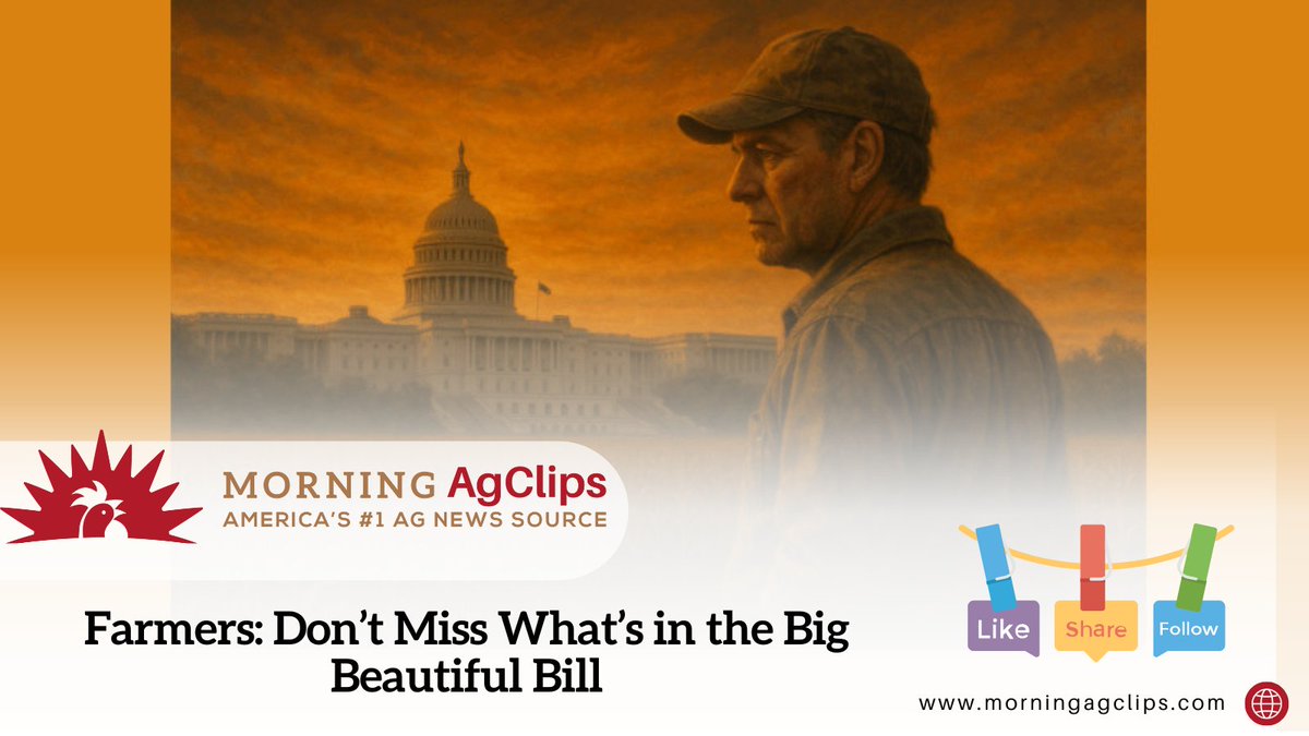 With new funding for commodity support programs, permanent tax provisions, and expanded disaster relief, producers will need to take a fresh look at long-term planning and operational decisions.

Read on: hubs.la/Q03xlL_Z0

#bigbeautifulbill #trump #farmers #farming