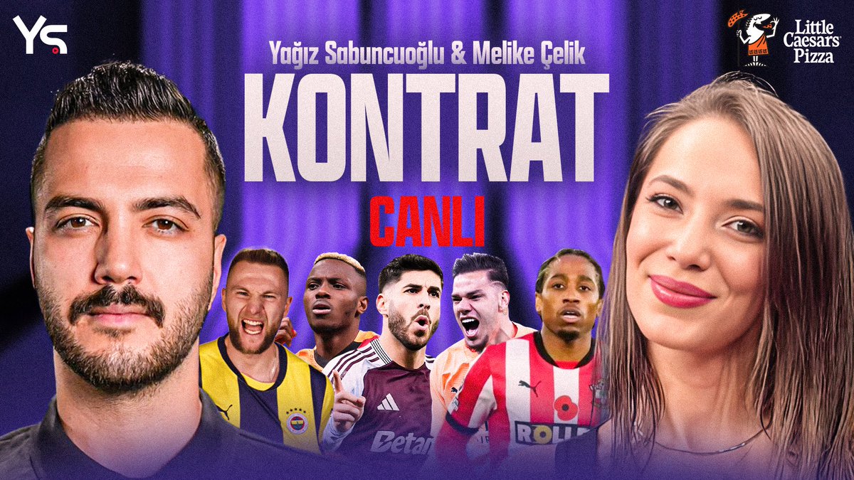 CANLI YAYIN | Kontrat 3. Bölüm başladı! <a href="/melikecelik__/">Melike Çelik</a> 

<a href="/LittleCaesarsTR/">Little Caesars</a> 'ın katkılarıyla...

📱youtube.com/live/uOU7dUn6x…