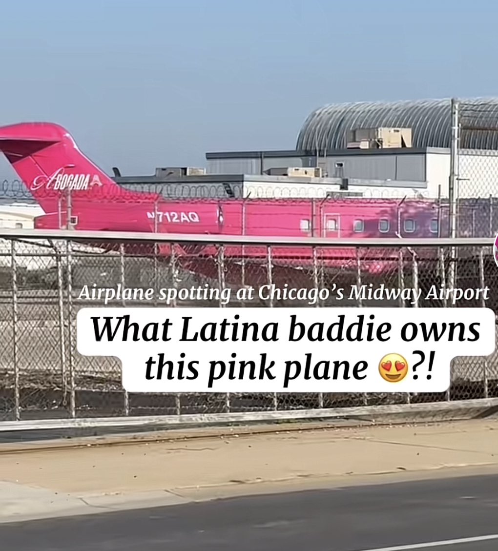 See Nicki Minaj $90m pink Private Jet 😳, image size:1020x1129