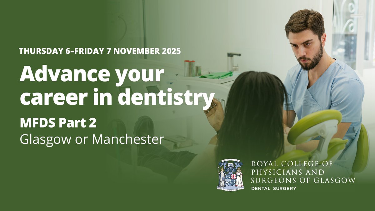 Applications for MFDS Part 2 are now open. 

This is a scenario-based exam that assesses a candidate’s ability to apply their clinical knowledge, communication skills and professional judgement in real-world settings. 

Apply: rcp.sg/mfds2