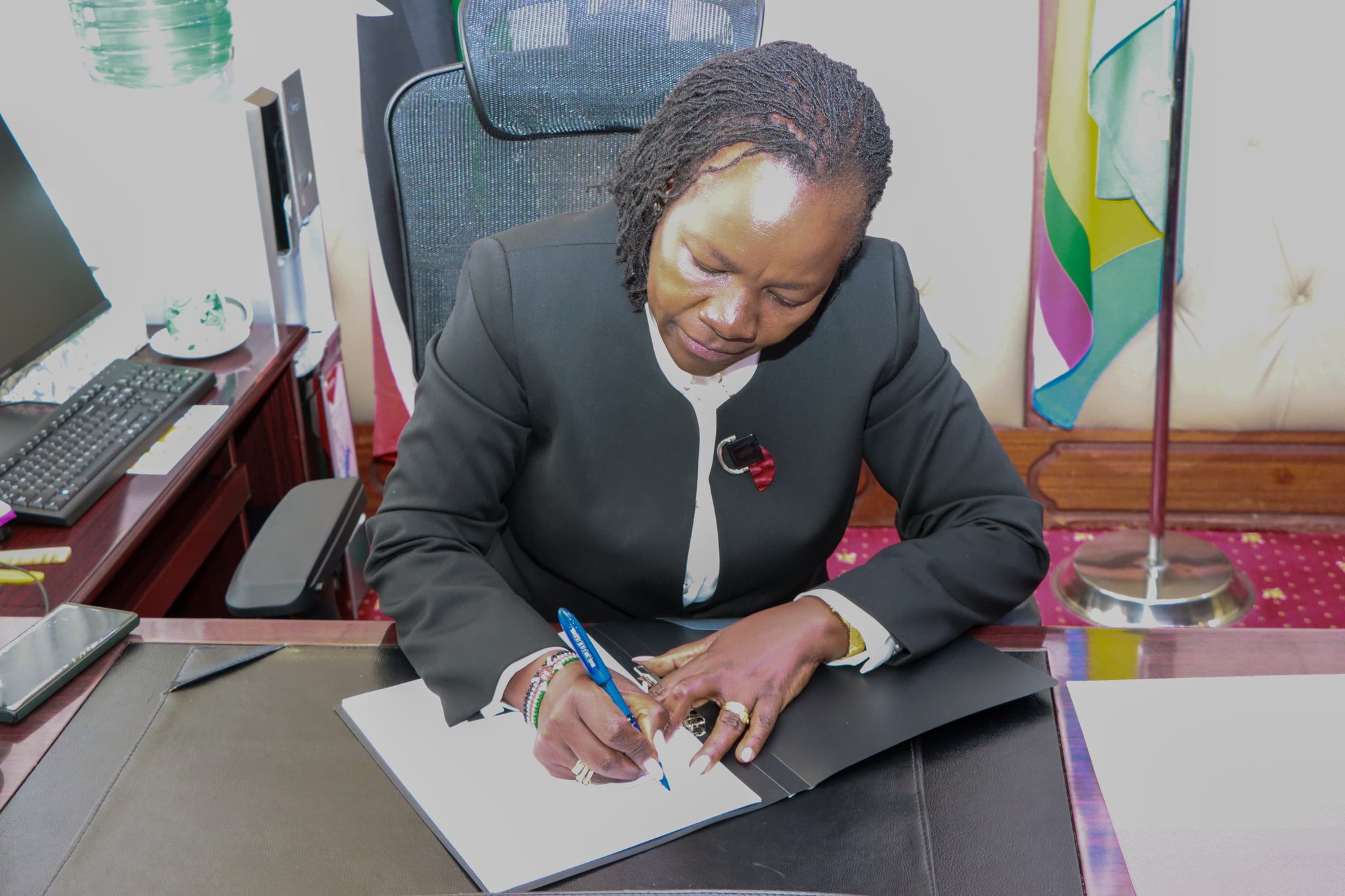 Ministry of Education, Kenya (MoE) on X: "The Principal Secretary State Department for TVET Dr. Esther Thaara Muoria alongside representatives from AVIC International Holding Corporation, co-signed an addendum to the Kenya-China partnership