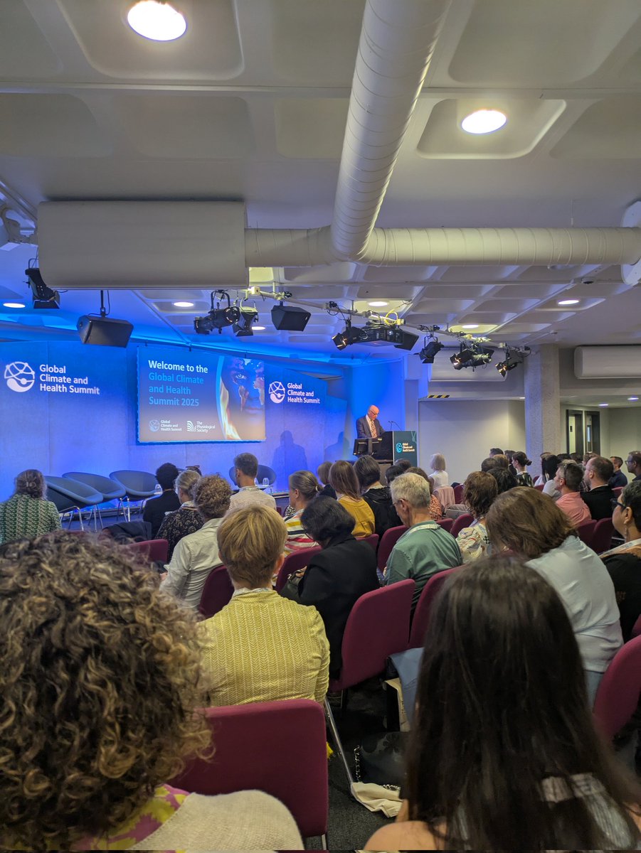 Ash Willmott (@ashwillmott) on Twitter photo 🗓️ Day 1 of the <a href="/ThePhySoc/">The Physiological Society</a> Global Climate & Health Summit at the QEII Centre in London,
Key sessions focussing on:
🌡️Heat resilience,
🏭 AIr pollution,
🍽️ Sustainable nutrition.
🎯 The summit is aiming to place physiology & resilience at the core of a climate health policy 🗓️ Day 1 of the <a href="/ThePhySoc/">The Physiological Society</a> Global Climate & Health Summit at the QEII Centre in London,
Key sessions focussing on:
🌡️Heat resilience,
🏭 AIr pollution,
🍽️ Sustainable nutrition.
🎯 The summit is aiming to place physiology & resilience at the core of a climate health policy