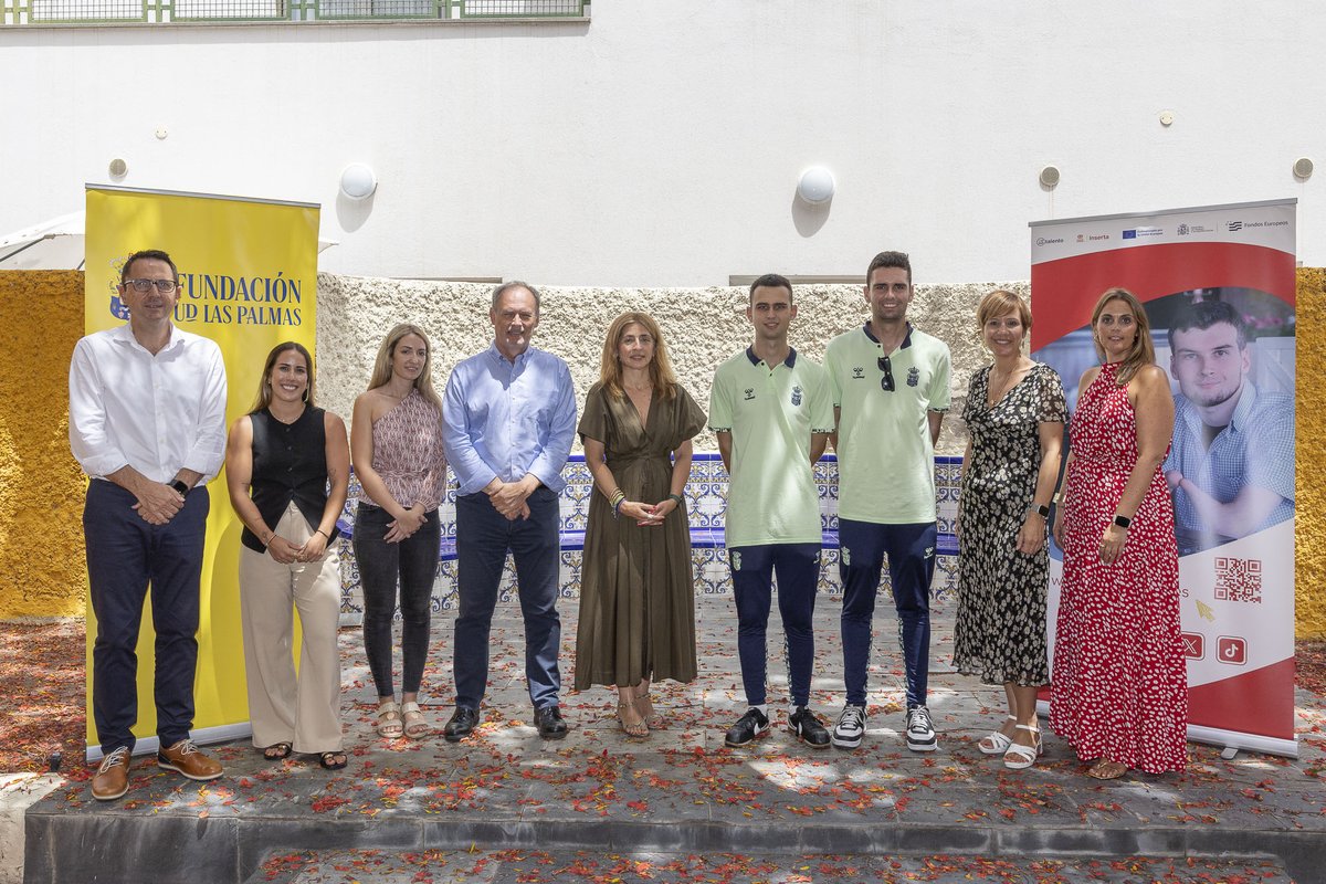 UDLP_Fundacion's tweet image. ¡Inserta Empleo y La Fundación Canaria UD Las Palmas lanzan 'EntrenaTalento' con el fin de impulsar el empleo entre deportistas con discapacidad intelectual! 👏
🔗 bit.ly/46IkBll
#SeremosMásUnión #LaUnionHaceLasPalmas
