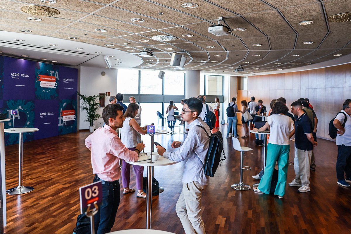 📍 L'#ExponentialDay25 d'<a href="/accio_cat/">ACCIÓ</a> ha proposat un repte fonamental: com aprofitar el potencial de les dades i la #IA a les empreses.

💡 Ha estat un espai d'inspiració i col·laboració on des d'#Avançsa hem pogut descobrir les empreses més disruptives del moment a Catalunya.