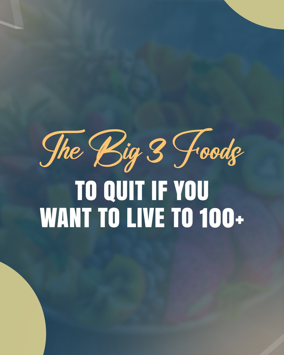 dr_shipingbao's tweet photo. Want to reach 100 in good health?

Dr. Bao says it starts with cutting the “Big 3”:
 1) Processed foods
 2) Fruits
 3) Grains

They spike blood sugar, trigger inflammation, and speed up aging.

#LongevityFoods #InsulinAware #HealthyEatingTips #HealthyLifestyleBook #Processedfoods https://t.co/L0ue8C2QG1