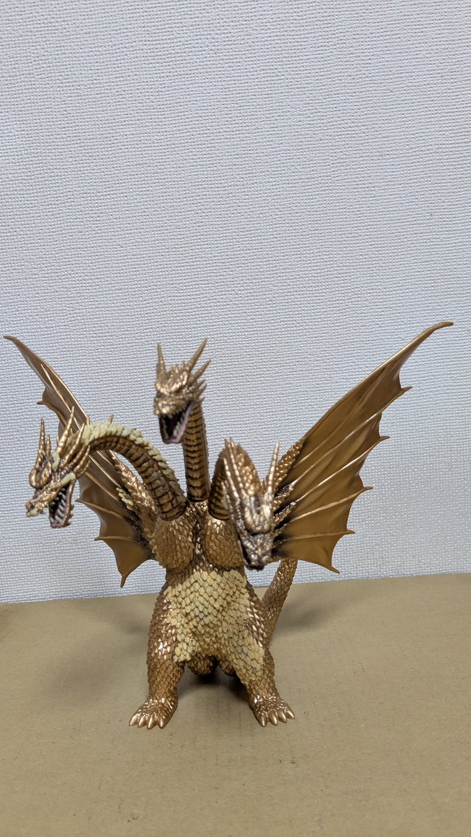 ディアゴスティーニ キングギドラ（1991） コツコツとエポキシバテで手