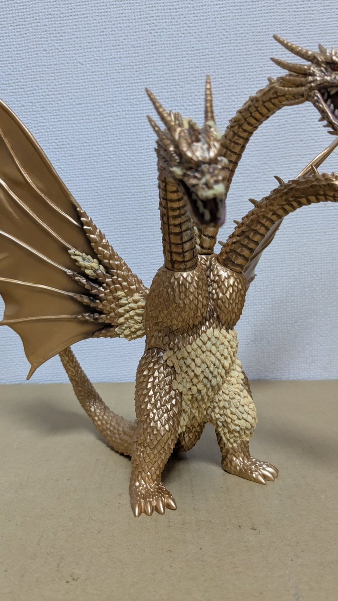 ディアゴスティーニ キングギドラ（1991） コツコツとエポキシバテで手